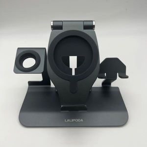 3 in 1 desktop stand for watch, phone and earbuds